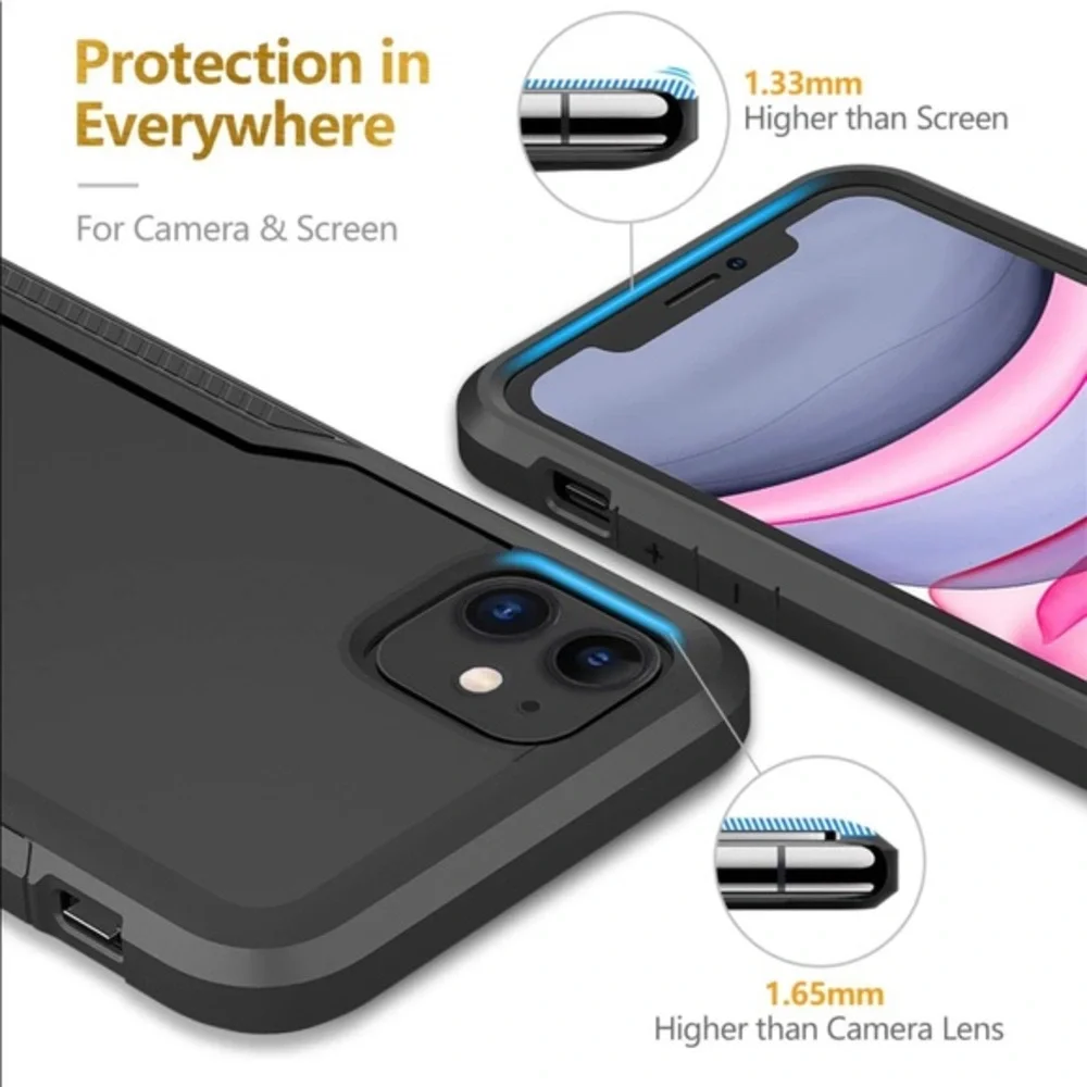 iPhone 11 Rugged Shockproof Military Grade Case
